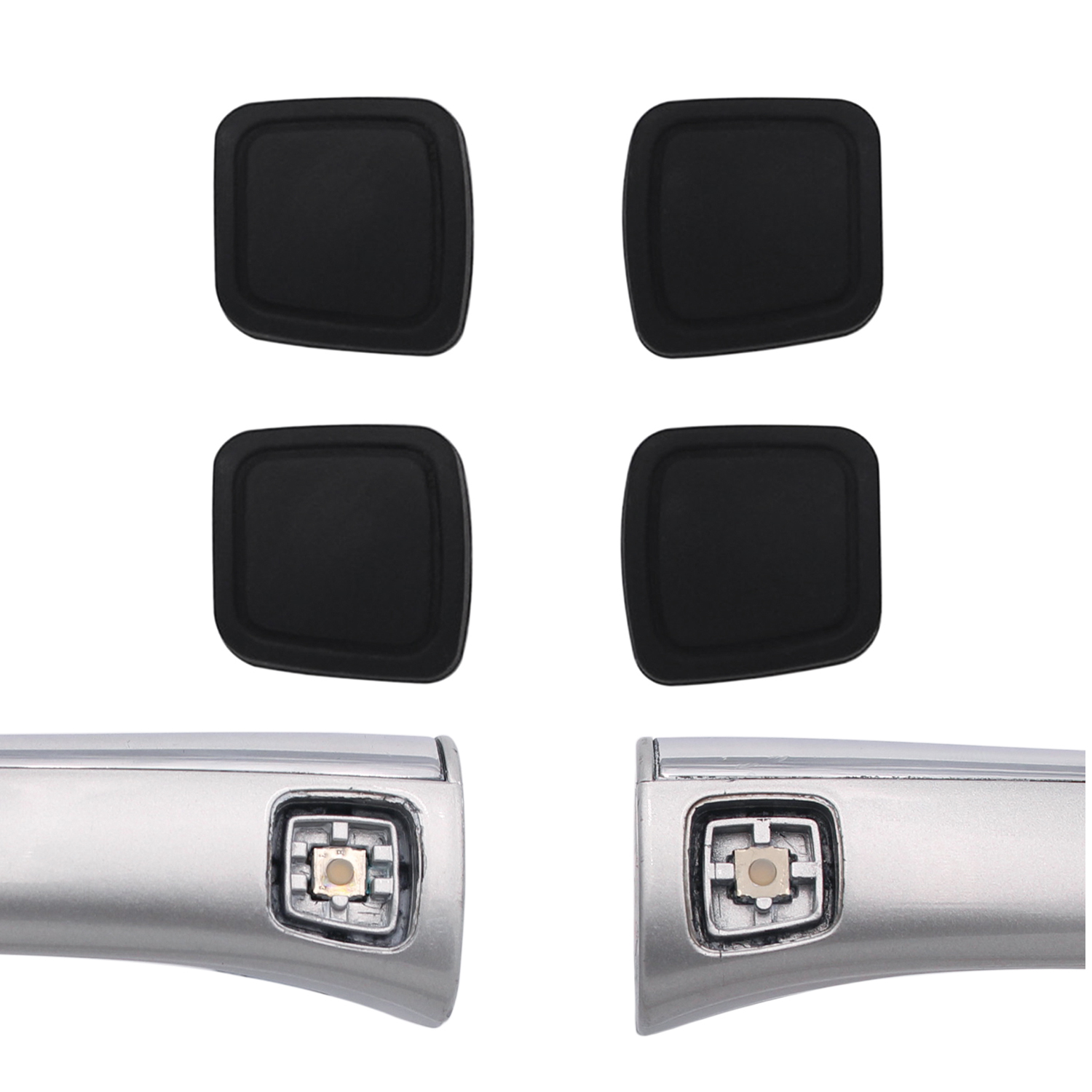 4x KeylessGo Door Handle Button Cover Cap Fit for MercedesBenz W220 R230 C215 eBay